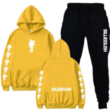 Load image into Gallery viewer, Billie Eilish Piece Tracksuit Women Men Off White Hoodie Sweatshirt Female Sport Pullover Suits Men's Sport Suit Set Tracksuit