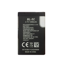 Load image into Gallery viewer, BL-5C BL-5C BL 5C Battery for Nokia C2-01 C2-02 C2-03 C2-06 X2-01 5130 XpressMusic 6230i 6620 1208 3125 6263 1116 6630 1208 1209