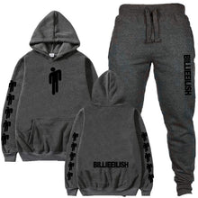 Load image into Gallery viewer, Billie Eilish Piece Tracksuit Women Men Off White Hoodie Sweatshirt Female Sport Pullover Suits Men's Sport Suit Set Tracksuit