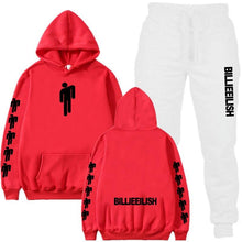 Load image into Gallery viewer, Billie Eilish Piece Tracksuit Women Men Off White Hoodie Sweatshirt Female Sport Pullover Suits Men's Sport Suit Set Tracksuit