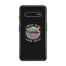 Load image into Gallery viewer, Baby yoda meme soft silicone tempered glass phone case cover shell For Samsung Galaxy S8 S9 S10e S10 Note 8 9 10 Plus