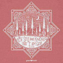 Load image into Gallery viewer, be-still-scene-womens-religious-t-shirt-grace-&-truth