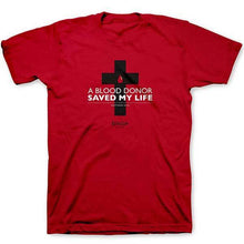 Load image into Gallery viewer, blood-donor-red-adult-religious-t-shirt-kerusso