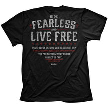 Load image into Gallery viewer, fearless-romans-8:31--religious-t-shirt-kerusso