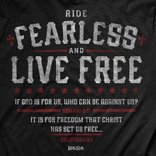 Load image into Gallery viewer, fearless-romans-8:31--religious-t-shirt-kerusso