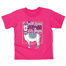 Load image into Gallery viewer, llama-kids-religious-t-shirt-kerusso-kidz