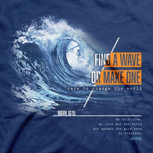 Load image into Gallery viewer, make-a-wave-mark-16:15--religious-t-shirt-kerusso