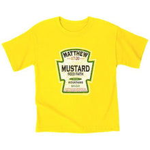 Load image into Gallery viewer, mustard-kids-religious-t-shirt-kerusso-kidz