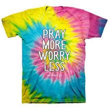 Load image into Gallery viewer, pray-more-spiral--religious-t-shirt-kerusso