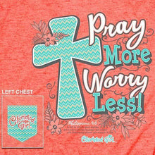 Load image into Gallery viewer, pray-more--religious-t-shirt-cherished-girl