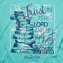 Load image into Gallery viewer, proverbs-3-womens-religious-t-shirt-cherished-girl