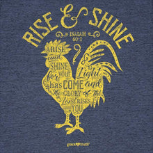 Load image into Gallery viewer, rise-and-shine-isaiah-60:1--religious-t-shirt-grace-&-truth