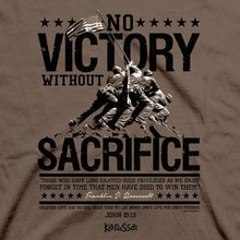 Load image into Gallery viewer, roosevelt-no-victory-without-sacrifice--religious-t-shirt-kerusso