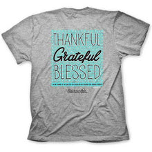 Load image into Gallery viewer, thankful-grateful-blessed-adult-religious-t-shirt-cherished-girl