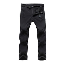 Load image into Gallery viewer, Autumn Winter Hiking Mens Pants Softshell Fleece Outdoor Trousers Waterproof Snow Gym Pants Trousers Male Plus Size High Quality
