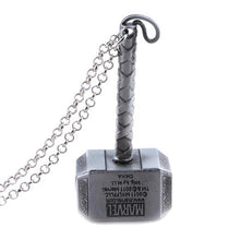 Load image into Gallery viewer, 111 Avengers Thor Hammer Pendant Necklace Support Dropshipping
