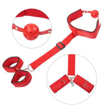 Load image into Gallery viewer, BDSM Bondage Restraint Bondage Fetish Slave Handcuffs &amp; Ankle Cuffs Adult Erotic Sex Toys For Woman Couples Games Sex Products
