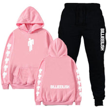 Load image into Gallery viewer, Billie Eilish Piece Tracksuit Women Men Off White Hoodie Sweatshirt Female Sport Pullover Suits Men&#39;s Sport Suit Set Tracksuit
