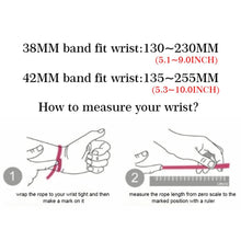 Load image into Gallery viewer, Band For Apple Watch 4 5 1/2/3 Milanese Loop Stainless steel 42mm 38mm Bracelet strap for iwatch series 40mm 44mm
