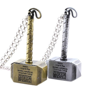 Avengers Thor Hammer Pendant Necklace Support Dropshipping