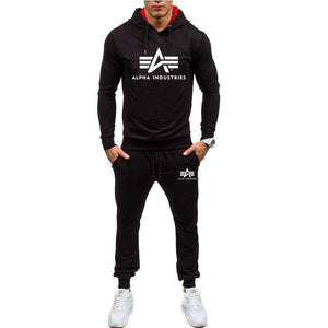 Autumn winter Hot Sale Men's Sets Hoodie+pants 2 Pieces Sets Casual Tracksuit Male Sportswear Gyms Fitness Sweatpants M-XXL