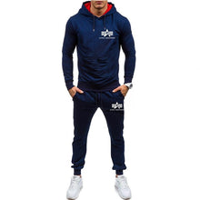 Load image into Gallery viewer, Autumn winter Hot Sale Men&#39;s Sets Hoodie+pants 2 Pieces Sets Casual Tracksuit Male Sportswear Gyms Fitness Sweatpants M-XXL
