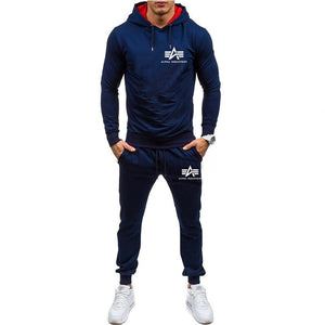 Autumn winter Hot Sale Men's Sets Hoodie+pants 2 Pieces Sets Casual Tracksuit Male Sportswear Gyms Fitness Sweatpants M-XXL