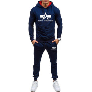 Autumn winter Hot Sale Men's Sets Hoodie+pants 2 Pieces Sets Casual Tracksuit Male Sportswear Gyms Fitness Sweatpants M-XXL