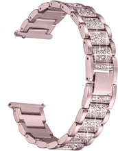 Load image into Gallery viewer, Bling Diamond watch Band For Fitbit Versa Stainless Steel Strap women Wrist Bracelet for fitbit lite/verse 2 Band Accessories
