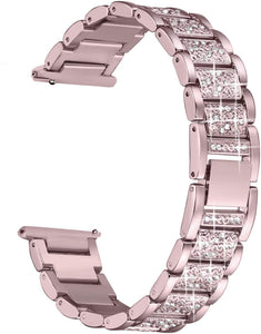 Bling Diamond watch Band For Fitbit Versa Stainless Steel Strap women Wrist Bracelet for fitbit lite/verse 2 Band Accessories