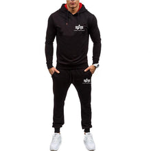 Load image into Gallery viewer, Autumn winter Hot Sale Men&#39;s Sets Hoodie+pants 2 Pieces Sets Casual Tracksuit Male Sportswear Gyms Fitness Sweatpants M-XXL
