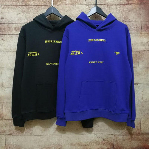 Autumn Winter Kanye West Hoodie Men Women 3D Digital Printed Kanye West Jesus is King LA Listening Party Pullover Sweatshirts
