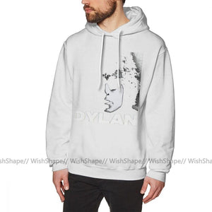 Bob Dylan Hoodie Bob Dylan Hoodies Streetwear Mens Pullover Hoodie Casual Long Sleeve Over Size Blue Cotton Warm Hoodies