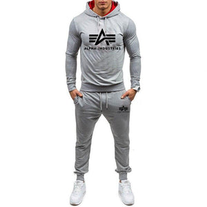 Autumn winter Hot Sale Men's Sets Hoodie+pants 2 Pieces Sets Casual Tracksuit Male Sportswear Gyms Fitness Sweatpants M-XXL