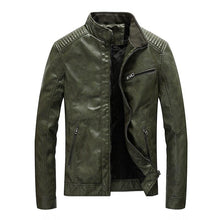Load image into Gallery viewer, BOLUBAO  Fashion Men&#39;s PU Jackets Coats Motorcycle Leather Jackets Men Autumn Leather Clothing Male Casual Brand Coats
