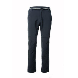 Autumn Winter Hiking Mens Pants Softshell Fleece Outdoor Trousers Waterproof Snow Gym Pants Trousers Male Plus Size High Quality