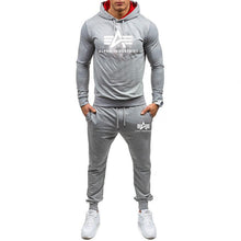 Load image into Gallery viewer, Autumn winter Hot Sale Men&#39;s Sets Hoodie+pants 2 Pieces Sets Casual Tracksuit Male Sportswear Gyms Fitness Sweatpants M-XXL
