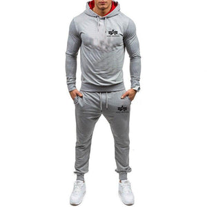 Autumn winter Hot Sale Men's Sets Hoodie+pants 2 Pieces Sets Casual Tracksuit Male Sportswear Gyms Fitness Sweatpants M-XXL