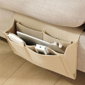 Bedside Storage Organizer Hanging Caddy Bed Holder Pockets Bed Pocket Sofa Organizer Pockets Book Felt Bed Holder Pockets