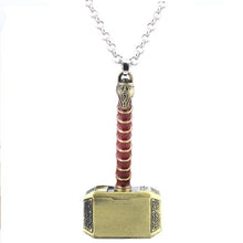 Load image into Gallery viewer, 111 Avengers Thor Hammer Pendant Necklace Support Dropshipping
