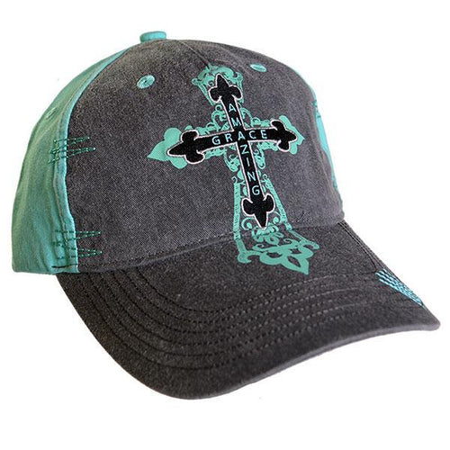 amazing-grace-cross--religious-cap-cherished-girl