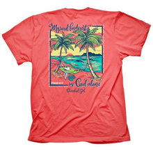 Load image into Gallery viewer, beach-hammock-womens-religious-t-shirt-cherished-girl
