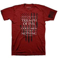 Load image into Gallery viewer, burke-mens-religious-t-shirt-hold-fast
