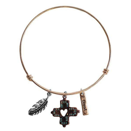 feathers-women-religious-bracelet-faith-gear