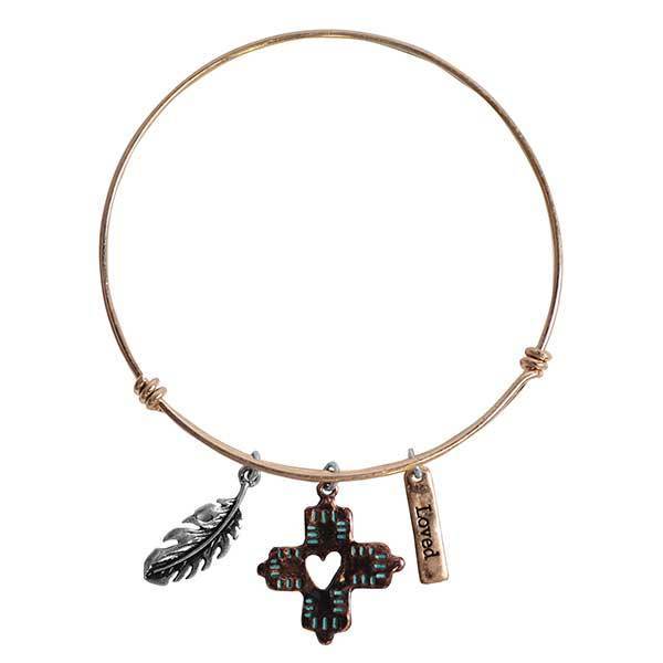 feathers-women-religious-bracelet-faith-gear