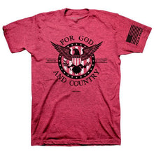 Load image into Gallery viewer, for-god-and-country-mens-religious-t-shirt-hold-fast
