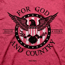 Load image into Gallery viewer, for-god-and-country-mens-religious-t-shirt-hold-fast
