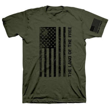 Load image into Gallery viewer, freedom-flag--religious-t-shirt-hold-fast
