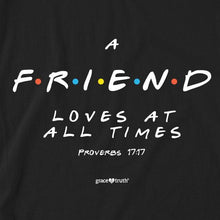 Load image into Gallery viewer, friend-proverbs-17:17-womens-religious-raglan-grace-&amp;-truth
