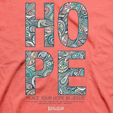 Load image into Gallery viewer, hope-paisley-adult-religious-t-shirt-kerusso
